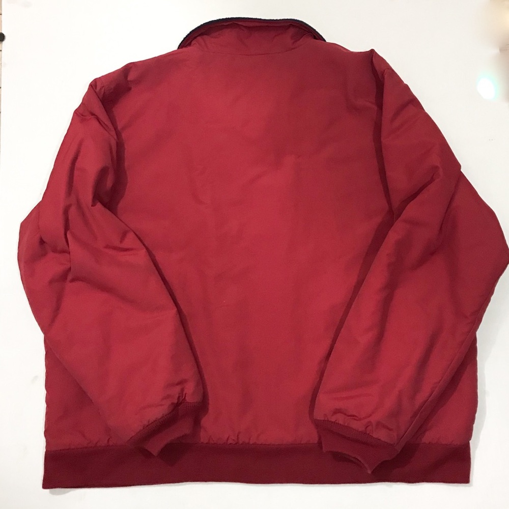 LL BEAN Warm Up Jacket Fleece Lined Windbreaker - Picture 4 of 7